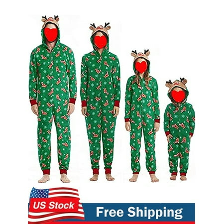 Christmas Family Matching Hoodie Pajamas Reindeer Romper Long Sleeve One Piece Jumpsuit Zipper Pjs for Couples Kids Baby
Christmas Family Matching Hoodie Pajamas Reindeer Romper Long Sleeve One Piece Jumpsuit Zipper Pjs for Couples Kids Baby