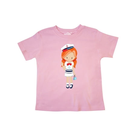 Inktastic Cute Girl Boat Captain Skipper Orange Hair Gift Toddler Toddler Girl T-Shirt
Inktastic Cute Girl Boat Captain Skipper Orange Hair Gift Toddler Toddler Girl T-Shirt