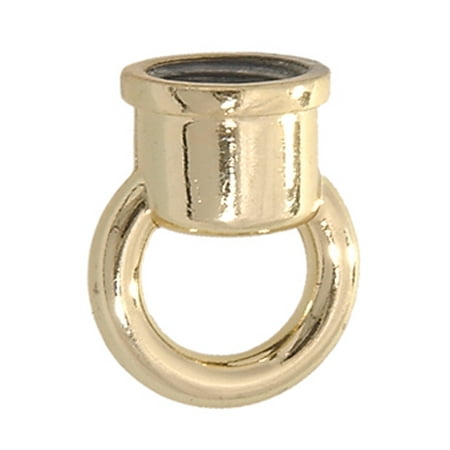 B&P Lamp® 7/8 Ht. Die Cast Zinc Loop W/Brass Finish