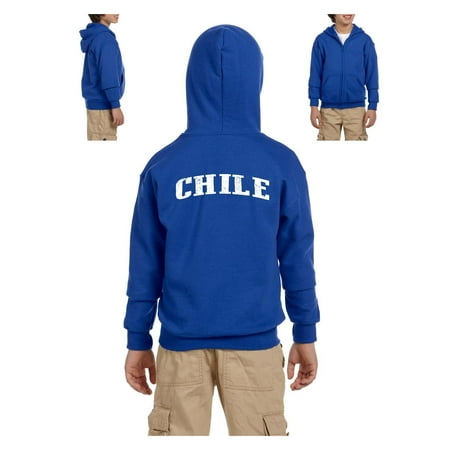 Chile Youth Full-Zip Hooded Sweatshirt