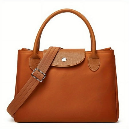 ZHSHANTCHDQ Chic and Stylish Spacious Multi-layer Tote Bag with Durable Nylon Leather - Trendy Solid Color for Everyday Use
ZHSHANTCHDQ Chic and Stylish Spacious Multi-layer Tote Bag with Durable Nylon Leather - Trendy Solid Color for Everyday Use