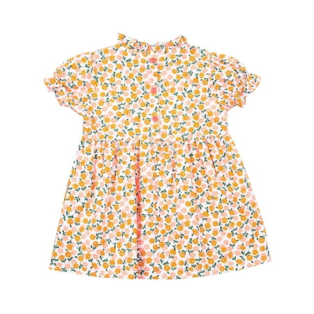 One Opening Infant Kids Baby Girls Summer Short Puff Sleeve Floral Print Dress
One Opening Infant Kids Baby Girls Summer Short Puff Sleeve Floral Print Dress