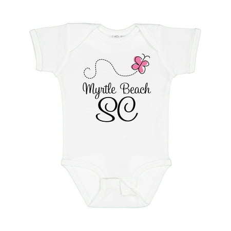 Inktastic Myrtle Beach South Carolina Gift Baby Girl Bodysuit