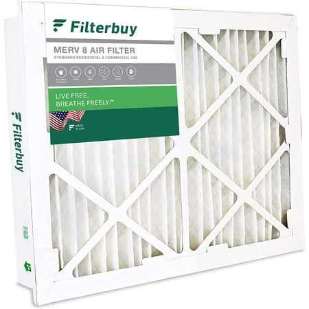 Filterbuy 24x24x5 MERV 8 Pleated HVAC AC Furnace Air Filters for Honeywell Return Grille (1-Pack)
Filterbuy 24x24x5 MERV 8 Pleated HVAC AC Furnace Air Filters for Honeywell Return Grille (1-Pack)
