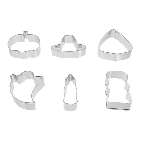 NUOLUX 6Pcs Halloween Theme Molds Cookie Candy DIY Tools Stainless Steel Molds (Silver)
NUOLUX 6Pcs Halloween Theme Molds Cookie Candy DIY Tools Stainless Steel Molds (Silver)