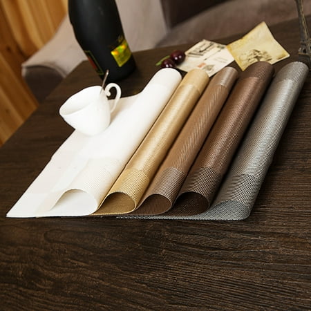 Beechoice Rectangle PVC Heat Resistant Non Slip Dining Table Washable Woven Vinyl Placemat Non-Slip Heat Resistant Kitchen Table Mats Easy to Clean
Beechoice Rectangle PVC Heat Resistant Non Slip Dining Table Washable Woven Vinyl Placemat Non-Slip Heat Resistant Kitchen Table Mats Easy to Clean