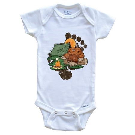 Bigfoot Camping Baby Bodysuit - Sasquatch Roasting Marshmallows One Piece Baby Bodysuit
Bigfoot Camping Baby Bodysuit - Sasquatch Roasting Marshmallows One Piece Baby Bodysuit