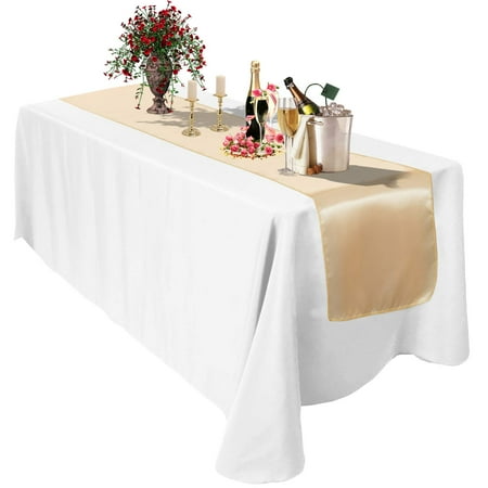 Trimming Shop Satin Table Runner 11 x 108 Shine Champagne Table Runner for Event Decoration - 1pcs
Trimming Shop Satin Table Runner 11 x 108 Shine Champagne Table Runner for Event Decoration - 1pcs