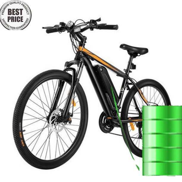 26 inch 350W Electric Bike for Adult 20MPH Ebike for Mens 21 Variable Speed Waterproof Electric Mountain Bicycle with Aluminum Frame Disc Brake with 8A 36V Lithium Ion Battery Support 400lb