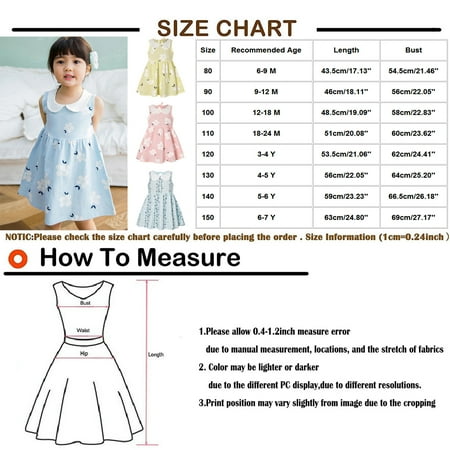 DNDKILG Baby Toddler Girl Sundress Summer Dresses Sleeveless Dress Light blue 6M-6Y 150
DNDKILG Baby Toddler Girl Sundress Summer Dresses Sleeveless Dress Light blue 6M-6Y 150