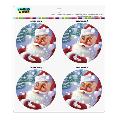 Christmas Holiday Santa Catching Snowflakes Refrigerator Fridge Locker Vinyl Circle Magnet Set
Christmas Holiday Santa Catching Snowflakes Refrigerator Fridge Locker Vinyl Circle Magnet Set