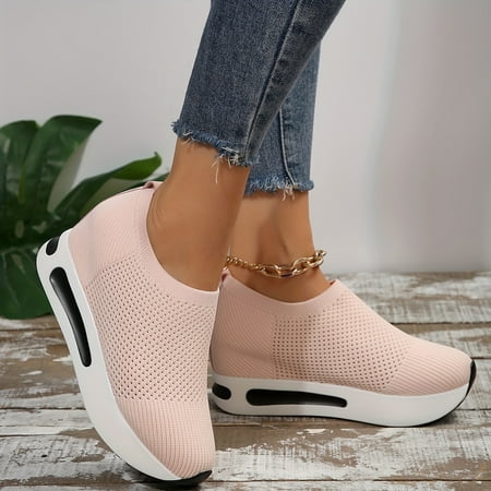 SHENZHYIXINC Breathable and Stylish Women‘s Knitted Slip-On Platform Sneakers - Comfortable Casual Height-Boosting Walking Shoes for All Seasons
SHENZHYIXINC Breathable and Stylish Women‘s Knitted Slip-On Platform Sneakers - Comfortable Casual Height-Boosting Walking Shoes for All Seasons