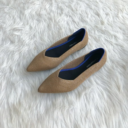 Women‘s Knit Pointed Toe Ballet Flat Shoes Solid Color Slip On Shoes Women‘s Footwear
Women‘s Knit Pointed Toe Ballet Flat Shoes Solid Color Slip On Shoes Women‘s Footwear