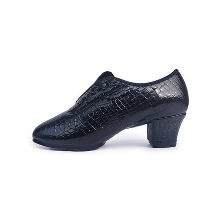SIMANLAN Women Non-Slip Ballroom Dance Shoe Comfort Solid Oxfords Prom Slip Resistant Low Top 5cm Heel Black Rubber Sole 7.5
SIMANLAN Women Non-Slip Ballroom Dance Shoe Comfort Solid Oxfords Prom Slip Resistant Low Top 5cm Heel Black Rubber Sole 7.5