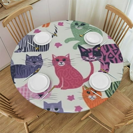 Tllo0ord Cat Tablecloth Edged Table Cloth for Dinning Party - Medium - Fits Tables 38-42
Tllo0ord Cat Tablecloth Edged Table Cloth for Dinning Party - Medium - Fits Tables 38-42