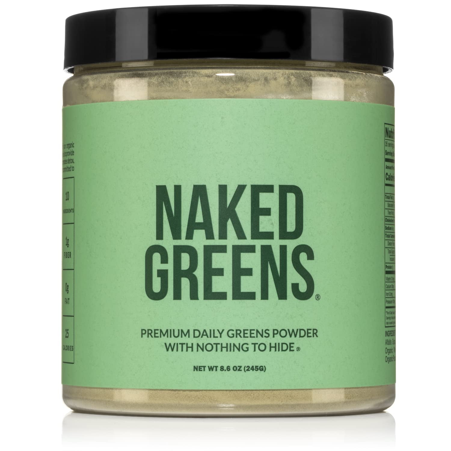 Naked Nutrition Super Greens Powder Organic Greens Supplement Only