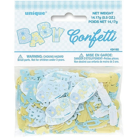 Blue Stitching Baby Shower Confetti