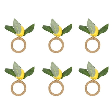 6Pcs Simulation Lemon Plant Napkin Ring Fruit Meal Buckle Hotel Model Room Napkin Ring Napkin Buckle Party Supplies
6Pcs Simulation Lemon Plant Napkin Ring Fruit Meal Buckle Hotel Model Room Napkin Ring Napkin Buckle Party Supplies