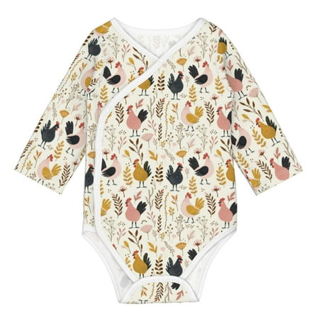 Coaee Cartoon Chickens for Soft Cotton Baby Long-Sleeve Bodysuit Girls Boys Bodysuit Romper
Coaee Cartoon Chickens for Soft Cotton Baby Long-Sleeve Bodysuit Girls Boys Bodysuit Romper