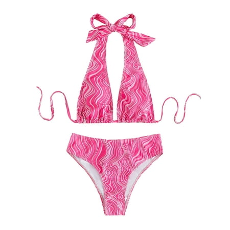 Meihuida Women Bikini Set Wave Print Lacing Bra with Low Waist Briefs Summer Bathing Swimsuit
Meihuida Women Bikini Set Wave Print Lacing Bra with Low Waist Briefs Summer Bathing Swimsuit