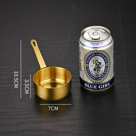 Mduoduo Mini Sauce Pan Stainless Steel Sauce Milk Cup Pan Non-stick Small Pan Gold
Mduoduo Mini Sauce Pan Stainless Steel Sauce Milk Cup Pan Non-stick Small Pan Gold