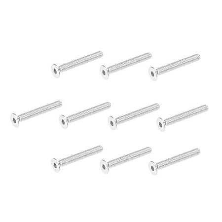 uxcell M4x30mm Flat Head Machine Screws Inner Hex Screw 304 Stainless Steel Fasteners Bolts 40Pcs
uxcell M4x30mm Flat Head Machine Screws Inner Hex Screw 304 Stainless Steel Fasteners Bolts 40Pcs
