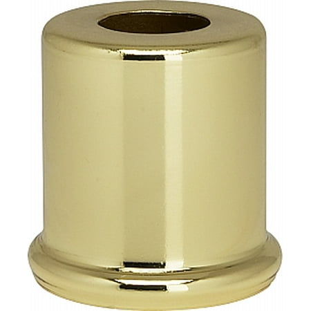 Satco Steel Spacer 7/16in Hole 1in Height 7/8in Diameter 1in Base Diameter Brass Plated