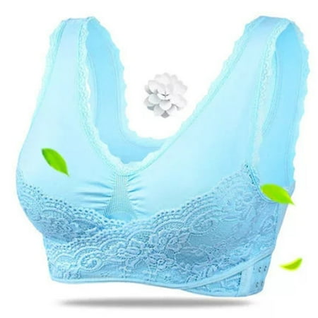 Ssxinyu Women Comfort Bra Solid Color Lace Cross Side Buckle Wireless Push Up Underwear
Ssxinyu Women Comfort Bra Solid Color Lace Cross Side Buckle Wireless Push Up Underwear