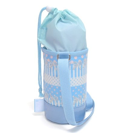 Water Bottle Cover Small Shoulder Fascinating with Polka Dots and Lace Ribbon (Light Blue) N7309300
Water Bottle Cover Small Shoulder Fascinating with Polka Dots and Lace Ribbon (Light Blue) N7309300