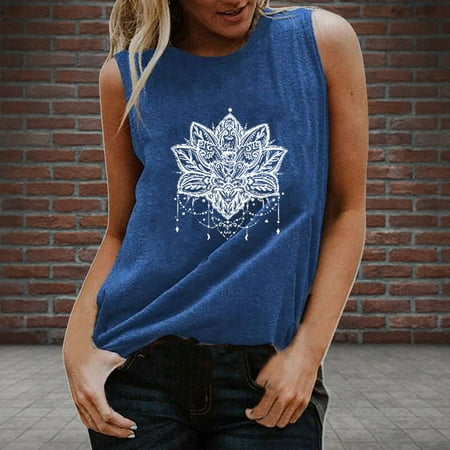 ONHUON Women s Casual Fashion Letter Chrysanthemum Print Sleeveless Vest 
ONHUON Women s Casual Fashion Letter Chrysanthemum Print Sleeveless Vest