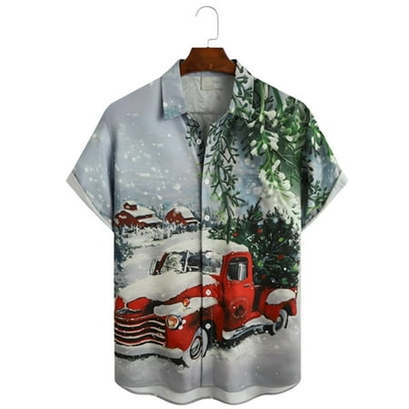 MLFU Men s Christmas Short Sleeve Hawaiian Shirt Summer Loose Streetwear Shirts for Adults Men
MLFU Men s Christmas Short Sleeve Hawaiian Shirt Summer Loose Streetwear Shirts for Adults Men