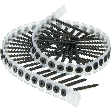 1PK Senco DuraSpin #7 x 2 In. Phillips Bugle Head Collated Drywall Screw Phospate Finish (1000 Ct.)
1PK Senco DuraSpin #7 x 2 In. Phillips Bugle Head Collated Drywall Screw Phospate Finish (1000 Ct.)