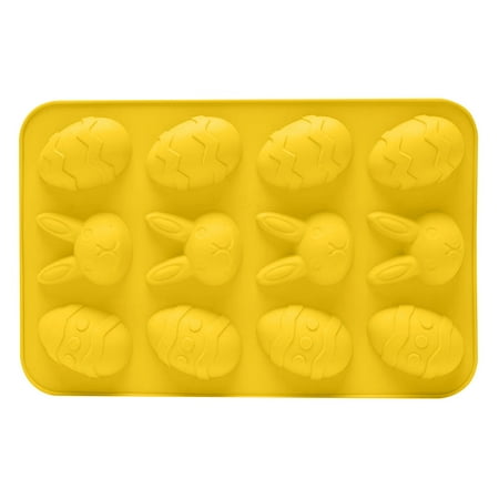 Mackneog Easter Eggs Silicone Mould Easter Bunny Silicon Moulds For Chocolate Eggs Shaped Mould Baking Pan Cake Mould Yellow One Size
Mackneog Easter Eggs Silicone Mould Easter Bunny Silicon Moulds For Chocolate Eggs Shaped Mould Baking Pan Cake Mould Yellow One Size