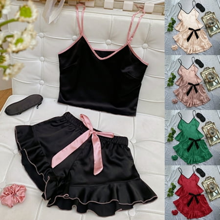 Pajamas For Women Plus Size Women s Home Clothes Women s Sexy Shorts Suspender Vest Shorts Pajama Suit Lingerie for Women Clearance
Pajamas For Women Plus Size Women s Home Clothes Women s Sexy Shorts Suspender Vest Shorts Pajama Suit Lingerie for Women Clearance