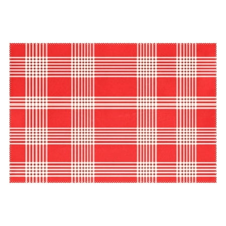 Ryvnso 1 Piece Placemats Red Tartan Checkered Dining Mats Heat-Resistant Non-Slip Washable Table Mat
Ryvnso 1 Piece Placemats Red Tartan Checkered Dining Mats Heat-Resistant Non-Slip Washable Table Mat