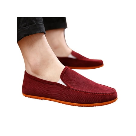 Frontwalk Mens Flats Slip On Casual Walking Shoes Canvas Loafers Driving Non-Slip Boat Shoe Men Comfort Moccasin Wine Red 2# 8
Frontwalk Mens Flats Slip On Casual Walking Shoes Canvas Loafers Driving Non-Slip Boat Shoe Men Comfort Moccasin Wine Red 2# 8