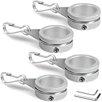 Flag Pole Rings Flagpole Rings Aluminum Alloy 360° Rotating Anti Wrap Flag Mounting Spinning Ring Clips for 0.75-1.02 Inch Diameter Flag Pole- Pack of 4 (Matte Silver)(Matte Silver)
Flag Pole Rings Flagpole Rings Aluminum Alloy 360° Rotating Anti Wrap Flag Mounting Spinning Ring Clips for 0.75-1.02 Inch Diameter Flag Pole- Pack of 4 (Matte Silver)(Matte Silver)