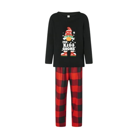 Pudcoco Christmas Pajamas for Family Long Sleeve Hat Print Tops + Plaid Pants Set Sleepwear Loungewear Set
Pudcoco Christmas Pajamas for Family Long Sleeve Hat Print Tops + Plaid Pants Set Sleepwear Loungewear Set