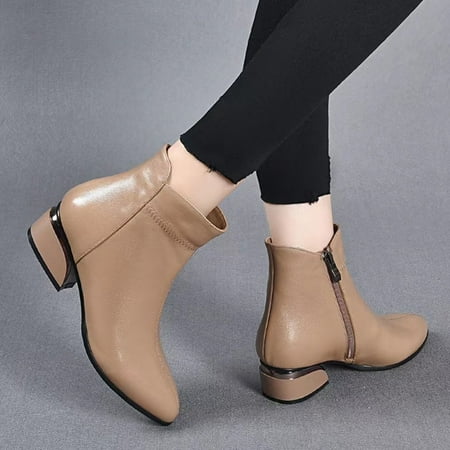 Ovzne Boots For Women Rain Boots For Women Women s Fashion Boots Pointed Toe Side Zipper Short Boots Wear Fashionable Women s Medium Heel Boots Clearance
Ovzne Boots For Women Rain Boots For Women Women s Fashion Boots Pointed Toe Side Zipper Short Boots Wear Fashionable Women s Medium Heel Boots Clearance