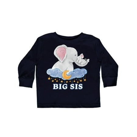 Inktastic Big Sis Cute Elephants with Moon and Stars Gift Toddler Toddler Girl Long Sleeve T-Shirt
Inktastic Big Sis Cute Elephants with Moon and Stars Gift Toddler Toddler Girl Long Sleeve T-Shirt