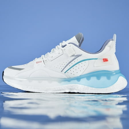 Men s Breathable Lace Up Sneakers Running Sports Shoes