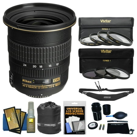 Nikon 12-24mm f\/4 G DX AF-S ED-IF Zoom-Nikkor Lens with 3 UV\/CPL\/ND8 & 4 Macro Filters + Sling Strap Kit for D3200, D3300, D5300, D5500, D7200 Camera Nikon 12-24mm f\/4 G DX AF-S ED-IF Zoom-Nikkor Lens with 3 UV\/CPL\/ND8 & 4 Macro Filters + Sling Strap Kit for D3200, D3300, D5300, D5500, D7200 Camera