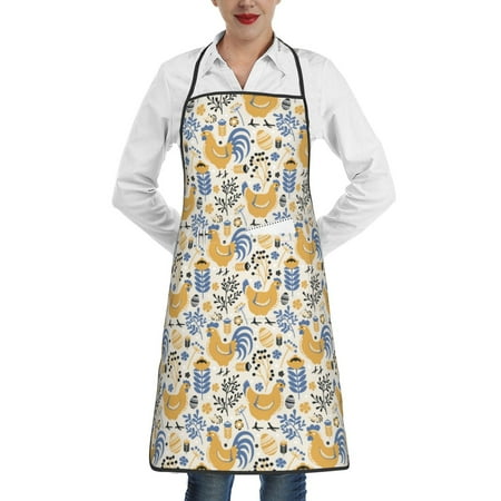 Pofeuu Funny Chicken Print Aprons with Pockets Cute Aprons for Kitchen Cooking Server Barber Chef Apron
Pofeuu Funny Chicken Print Aprons with Pockets Cute Aprons for Kitchen Cooking Server Barber Chef Apron