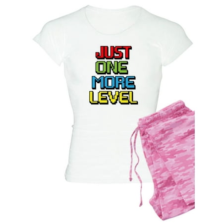CafePress - Just One More Level Pajamas - Women s Light Pajamas