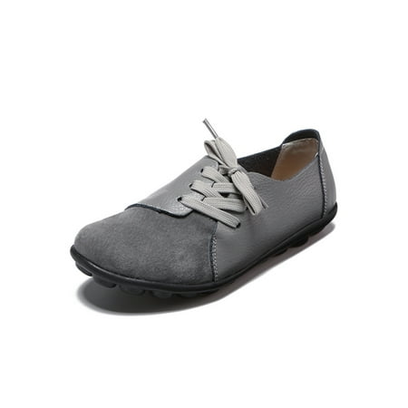 Ymiytan Ladies Lightweight Leather Shoe Travel Nonslip Lace Up Loafers Women Round Toe
Ymiytan Ladies Lightweight Leather Shoe Travel Nonslip Lace Up Loafers Women Round Toe