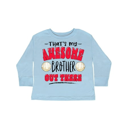 Inktastic That s My Awesome Brother Out There with Volleyballs Gift Toddler Boy or Toddler Girl Long Sleeve T-Shirt
Inktastic That s My Awesome Brother Out There with Volleyballs Gift Toddler Boy or Toddler Girl Long Sleeve T-Shirt