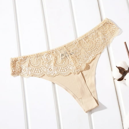 Aayomet Women Panties Cotton Women Mesh Bow Embroidered Lace Transparent String Underwear Back Bandage Hollow Out Panties String Briefs Beige M
Aayomet Women Panties Cotton Women Mesh Bow Embroidered Lace Transparent String Underwear Back Bandage Hollow Out Panties String Briefs Beige M