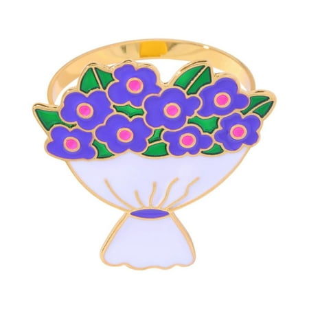 Napkin Ring Beautiful Decorative Napkin Ring Alloy Napkin Buckle Table Decoration