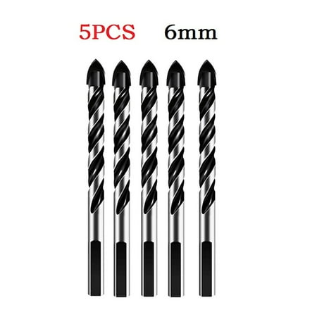 5 Pcs Triangular Tungsten Carbide Hole Drill Bit for Porcelain Concrete Glass 6mm
5 Pcs Triangular Tungsten Carbide Hole Drill Bit for Porcelain Concrete Glass 6mm
