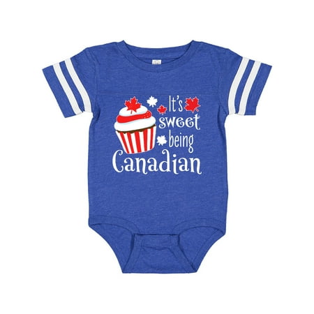 Inktastic Its Sweet Being Canadian with Red and White Cupcake Gift Baby Boy or Baby Girl Bodysuit
Inktastic Its Sweet Being Canadian with Red and White Cupcake Gift Baby Boy or Baby Girl Bodysuit